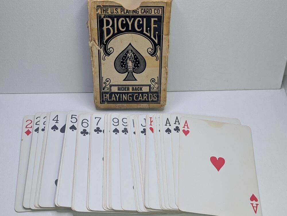 Big Bicycle Rider Back Jumbo PlayingCards 7" Oversized Deck w/ Box